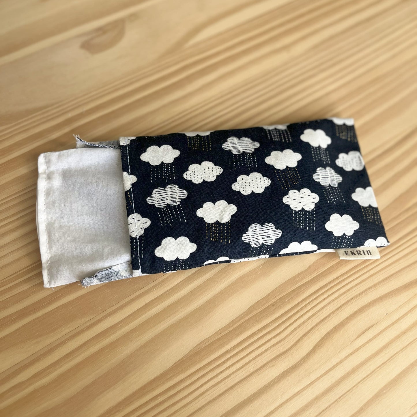 Eye pillow déhoussable avec graines de lin bio