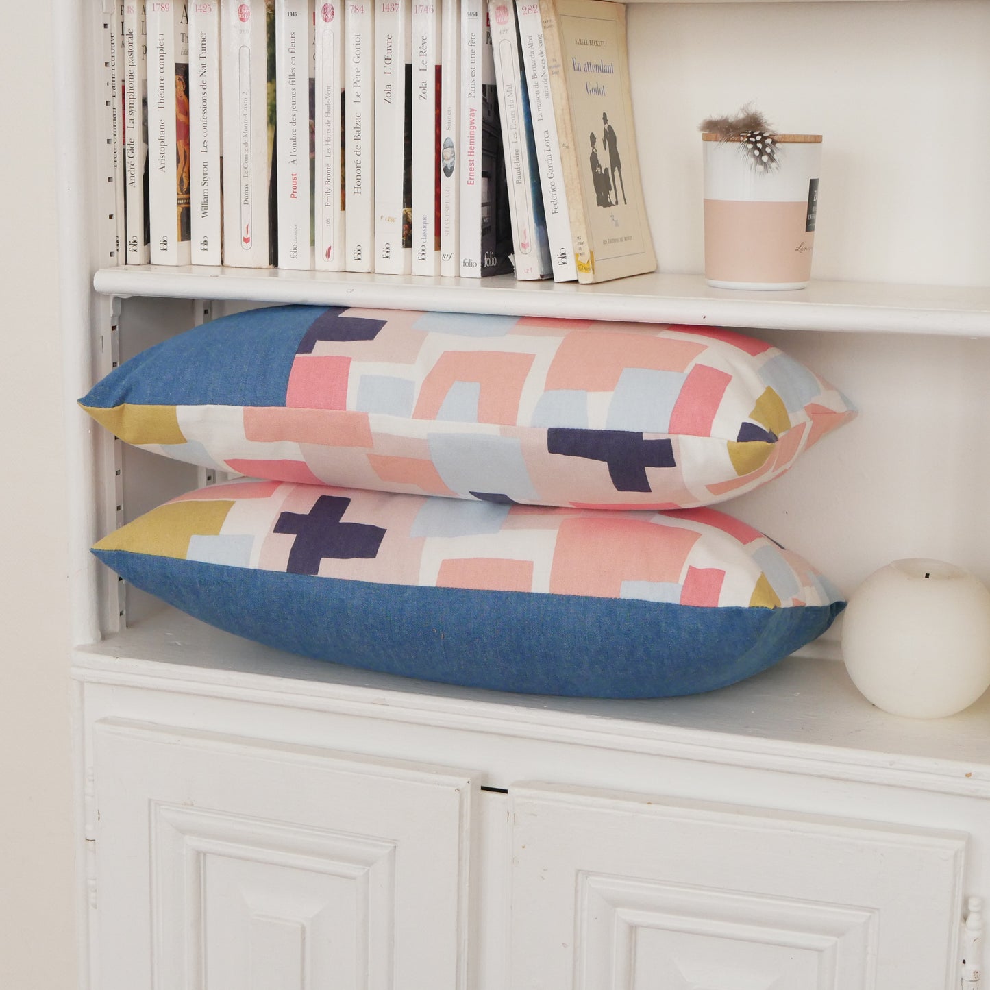 Coussin artisanal Vitaminé Patch - 30x50cm