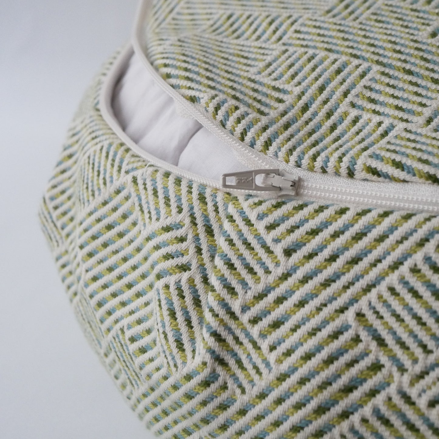 Zafu coussin de méditation entièrement déhoussable avec fermeture éclair