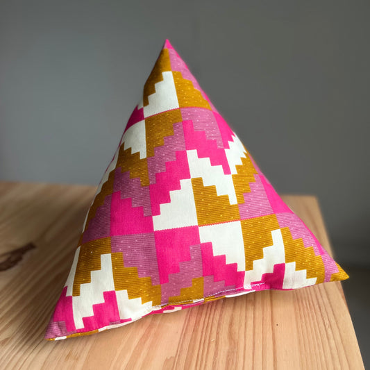 Coussin décoratif berlingot français écologique réalisé par Ekrin Atelier