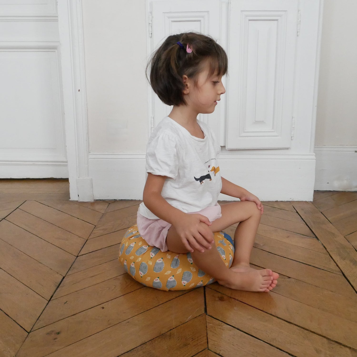 Coussin de méditation enfant - Mini Zafu Comme un hérisson – Ekrin