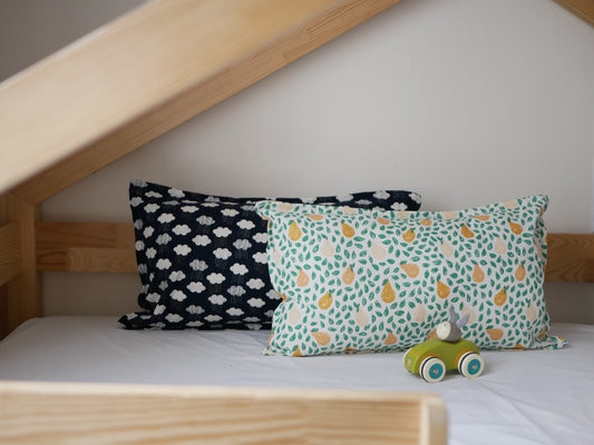 Coussins décoratifs pour enfants confectionnés artisanalement en France par Ekrin